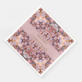 Abstrakte Ornamente Serviette (Ecke)