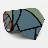 Abstrakte Ovalen Krawatte (Gerollt)