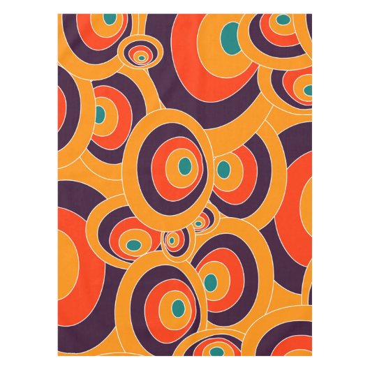 Abstrakte Ovals Tableclout - Moderne Tischdecke (Vorderseite)