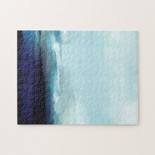 Abstrakte Ozeankunst Puzzle (Horizontal)
