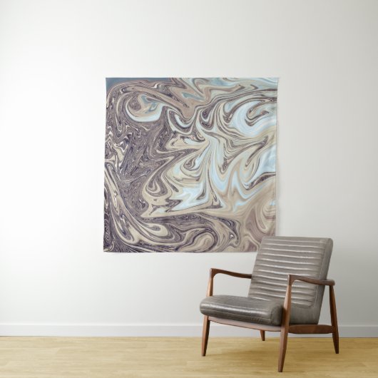 Abstrakte Ozeanmalerei | Beste moderne abstrakte K Wandteppich (Beispiel)