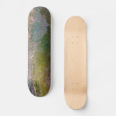Abstrakte Ozeanwelle Skateboard (Vorderseite)