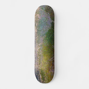 Abstrakte Ozeanwelle Skateboard