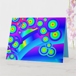 Abstrakte Ozeanwellen Karte