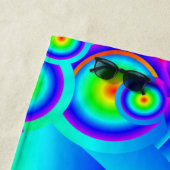 Abstrakte Ozeanwellen Strandtuch (Beispiel)