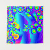 Abstrakte Ozeanwellen Wandteppich (Vorderseite (Horizontal))