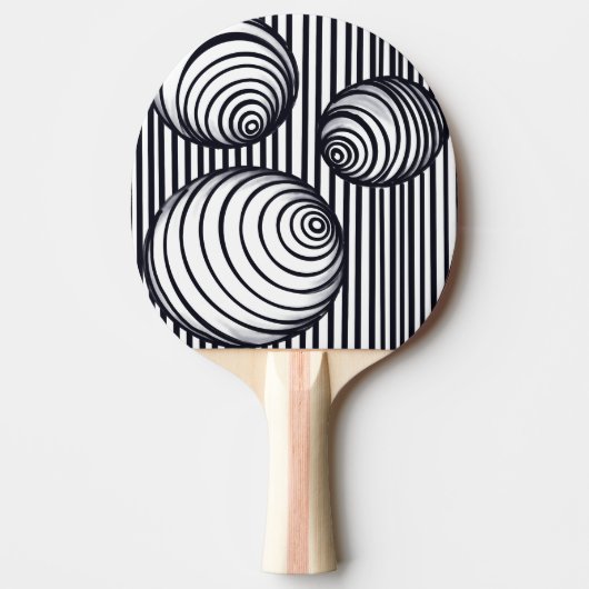 Abstrakte Paddeln Tischtennis Schläger (Vorderseite)