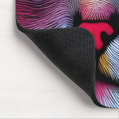 Abstrakte Paint Cat Mousepad (Ecke)