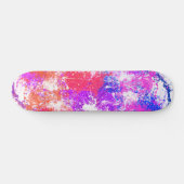 Abstrakte Paint Splash Art Skateboard (Horizontal)