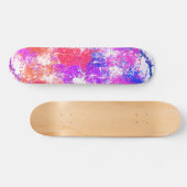 Abstrakte Paint Splash Art Skateboard (Horizontal)