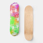 Abstrakte Paint Splash Art Skateboard (Vorderseite)