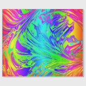 Abstrakte Paint-Spritzer Geschenkpapier (Flach)