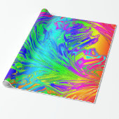 Abstrakte Paint-Spritzer Geschenkpapier (Ungerollt)