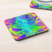 Abstrakte Paint-Spritzer Getränkeuntersetzer (Linke Seite)