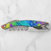 Abstrakte Paint-Spritzer Kellnermesser (Rückseite)