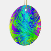 Abstrakte Paint-Spritzer Keramik Ornament (Rechts)