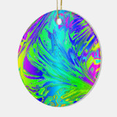 Abstrakte Paint-Spritzer Keramik Ornament (Links)