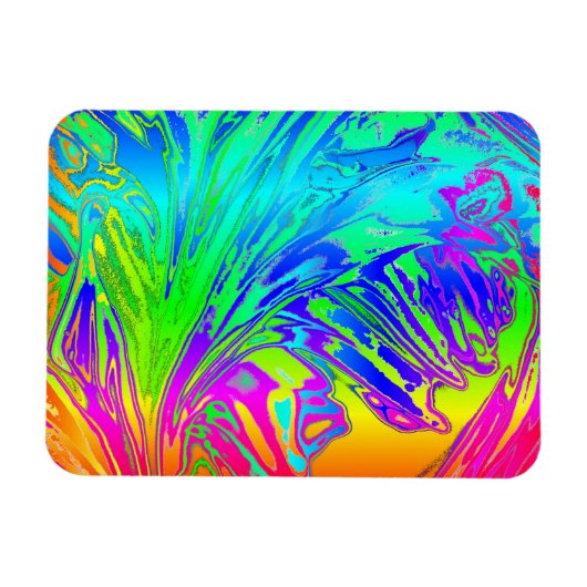 Abstrakte Paint-Spritzer Magnet (Horizontal)