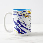 Abstrakte Paint Spritzer Tasse (Links)
