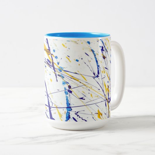 Abstrakte Paint Spritzer Tasse (VorderseiteRechts)