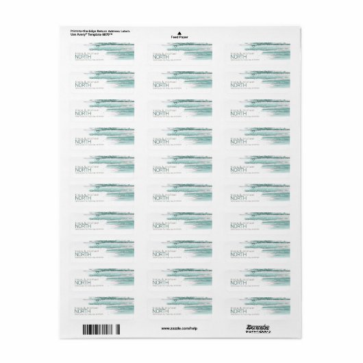 Abstrakte Paint Strokes Wedding Aquamarin ID886 (Vorne)