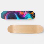 Abstrakte Paint Tropfen Skateboard (Horizontal)