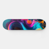 Abstrakte Paint Tropfen Skateboard (Horizontal)