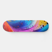 Abstrakte Paint Tropfen Skateboard (Horizontal)