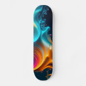 Abstrakte Paint Tropfen Skateboard (Vorderseite)