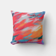 Abstrakte Palette Akrylarmatur | Dekokissen