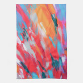 Abstrakte Palette Akrylarmatur | geschirrtuch (Vertikal)