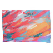 Abstrakte Palette Akrylarmatur | Kissenbezug (Vorderseite-Links)