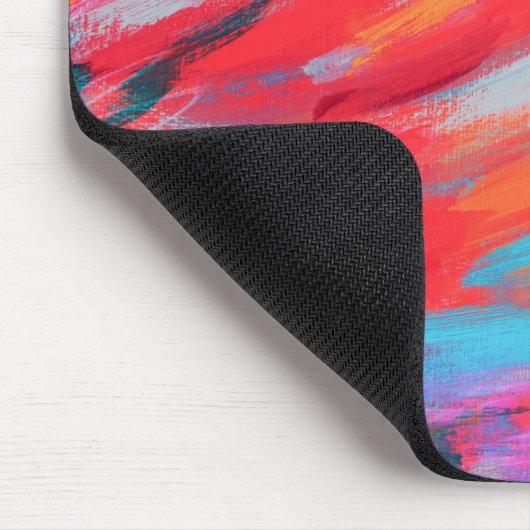 Abstrakte Palette Akrylarmatur | Mousepad (Ecke)