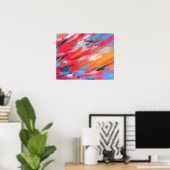 Abstrakte Palette Akrylarmatur | Poster (Heimbüro)