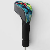 Abstrakte Palette Golf Headcover (angewinkelt)