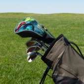 Abstrakte Palette Golf Headcover (In SItu)