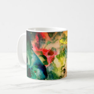 Abstrakte Palette Kaffeetasse