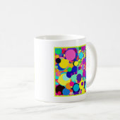 Abstrakte Palette Kaffeetasse (VorderseiteRechts)