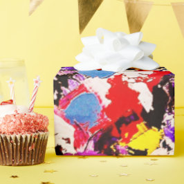 Abstrakte Palettenfarbe Geschenkpapier