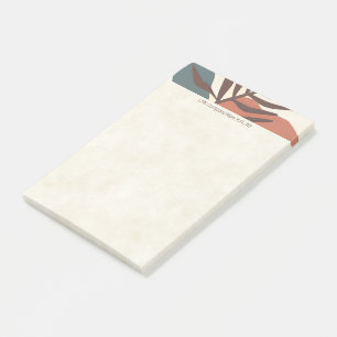 Abstrakte Palmblatt moderne minimalistische Kunst Post-it Klebezettel