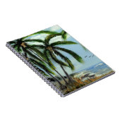 Abstrakte Palmen Notizblock (Rechte Seite)