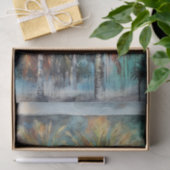 Abstrakte Palmen Strand Decoupage Seidenpapier (Geschenk)