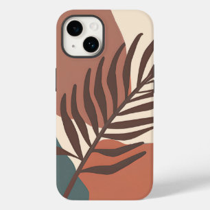 Abstrakte Palmenblatt-Minimalist-Kunst Case-Mate iPhone 14 Hülle