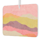 Abstrakte Papierlandschaft in Luftfreischöfen Autolufterfrischer (Links)