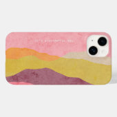 Abstrakte Papierlandschaft in Luftfreischöfen Case-Mate iPhone Hülle (Rückseite (Horizontal))