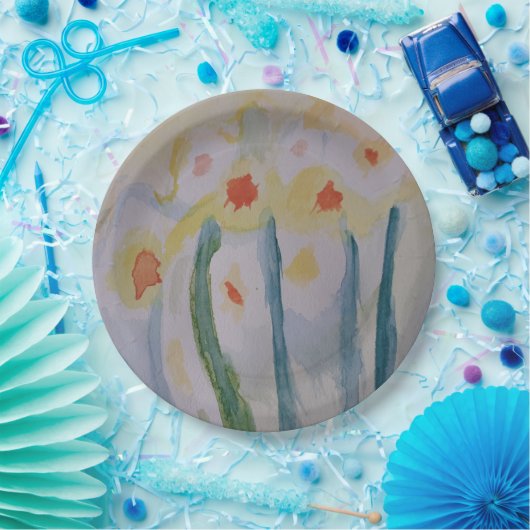 Abstrakte Papierplatte Pappteller (Party)