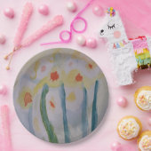 Abstrakte Papierplatte Pappteller (Party)