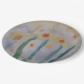 Abstrakte Papierplatte Pappteller (Schrägansicht)