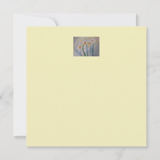 Abstrakte Papiersorten Flachgrüßkarte (Rückseite)