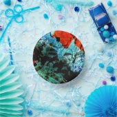 Abstrakte Papiertafel, normales abstraktes Party Pappteller (Party)